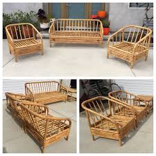 Bamboo Sofa Chairs Tables Living Area