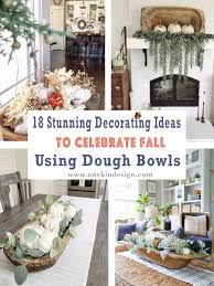 celebrate fall using dough bowls