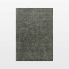 baxter grey wool area rug 5 x8