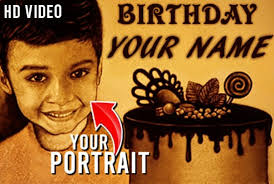 create custom birthday gift video with