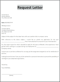 Sample Letter Request Business Requesting Information