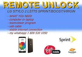 Unlock lg ls 775 sprint. Sim Unlock Service Lg Stylo 2 Ls775 Sprint Boost Virgin For Outside Usa 14 99 Picclick