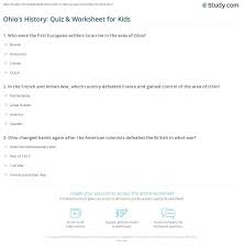 There was something about the clampetts that millions of viewers just couldn't resist watching. Ohio S History Quiz Worksheet For Kids Study Com