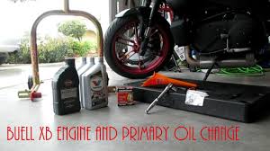 buell xb oil change service engine and