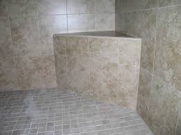 Tiled Shower Seat Bench Made From