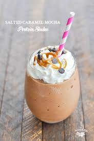 Sweeten to taste with a natural sweetener such as stevia or swerve. Salted Caramel Mocha Protein Shake The Seasoned Mom