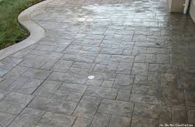 stamped concrete boosts curb appeal