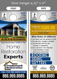 Use door hangers to generate customers for your roofing business. The Neighbourhood Business Marketing Storm