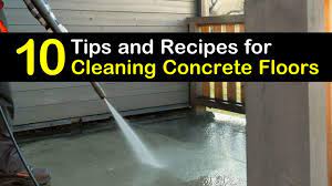 Cleaning Concrete Floors