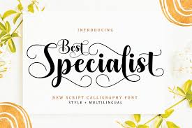 best specialist script font