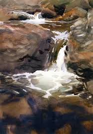 How To Paint Waterfalls Draw Paint
