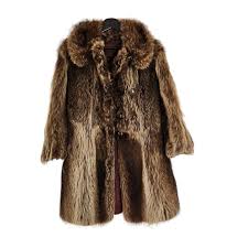 Real Fur Coat Size S M 3 4 Car Coat