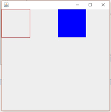 draw and fill a rectangle using java