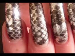 snakeskin metallic nail foil wrap black