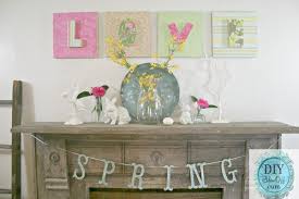 Spring Mantel 3d Love Letters Wall