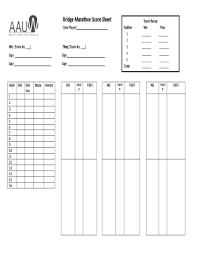 18 printable bridge score sheet forms