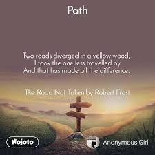 path robertfrost poetry