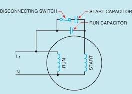 single phase motor with capacitor an