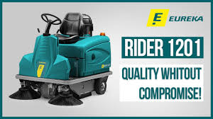 industrial sweeper eureka rider 1201
