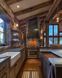 70 rustic kitchen cabinets country