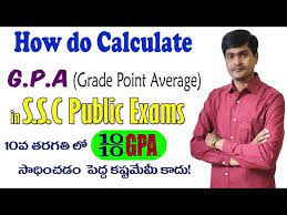 calculate g p a in ssc public exams