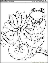 Water theme coloring pages suitable for toddlers, preschool and kindergarten. Water Lily Coloring Page For Kids Free Flowers Printable Coloring Pages Online For Kids Coloringpages101 Com Coloring Pages For Kids