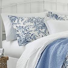 Laura Ashley Blue And White Bedding