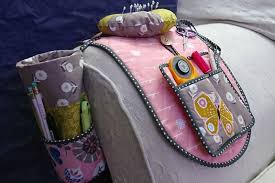 Diy bedside pocket organizer free sewing pattern. Make You Own Sofa Sewing Caddy Overdale Fabrics