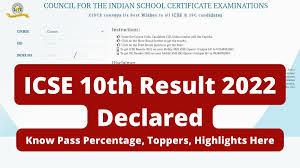 isc 12th result 2022 declared check