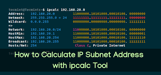 how to calculate ip subnet address with
