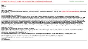 Application Development Manager Cover Letter
