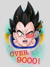 Beautiful theme on very famous it's over 9000. Vegeta Over 9000 Tattoo Dragon Ball Z Dragon Ball Dragon Ball Z Anime
