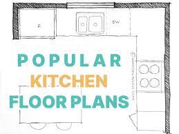 por kitchen floor plan ideas and