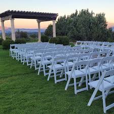 white folding chairs for party