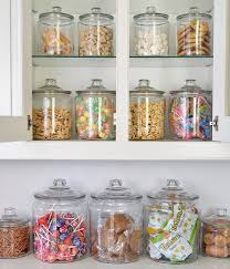 glass jars can help with kitchen and