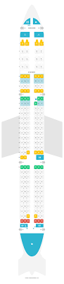 Seat Map Airbus A321 200 321 Layout 2 Air Canada Find The