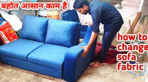 how to change sofa fabric at home how