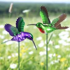 Hummingbird Garden Stakes Hummingbird
