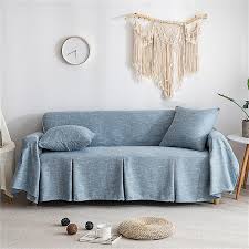 Mcao Luxury Linen Sofa Cover Universal