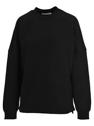 T By Alexander Wang Logo Sweatshirt In Black