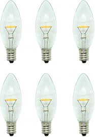 Celestial Lights Six Led Window Candle Replacement Bulbs For Plug In Window Candles Works With All Sensor Timer Or Switch Models