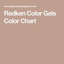 Redken Color Gels Color Chart Hairstylist Life In 2019