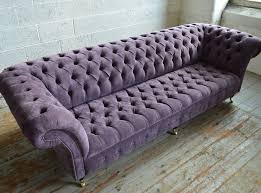 naples velvet belmont chesterfield sofa