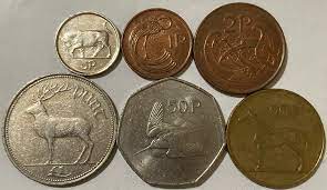 Ierland 1 2 5 20 50 Pence 1 Pond Volledige Set 6 Stuks Echte Munten echte  Originele Coin|Non-valuta Munten| - AliExpress
