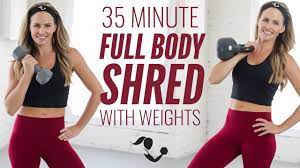 35 minute full body shred workout with