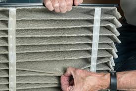 Dust In Folded Dirty Air Filter