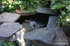 build a simple pond or water feature