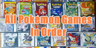 All Pokemon Games In Order (2021) - GameInstants