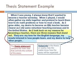 example of thesis statement for essay compare and contrast essay     narrative essay college wwwgxartorg