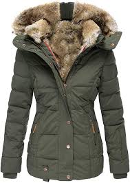 Remikstyt Womens Coats Winter Zipper